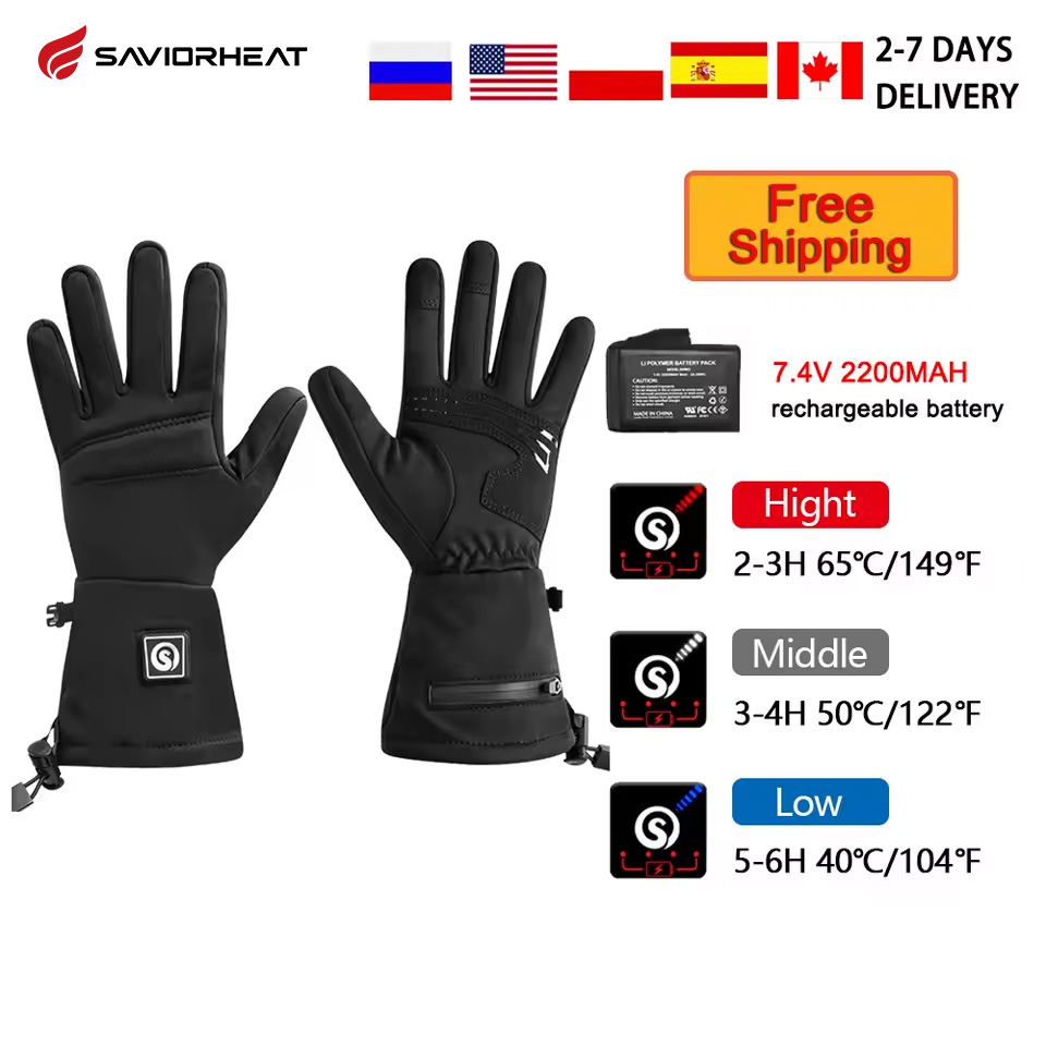 Snow Deer S18 зимние перчатки  – обзор и цена Heated Gloves Electric